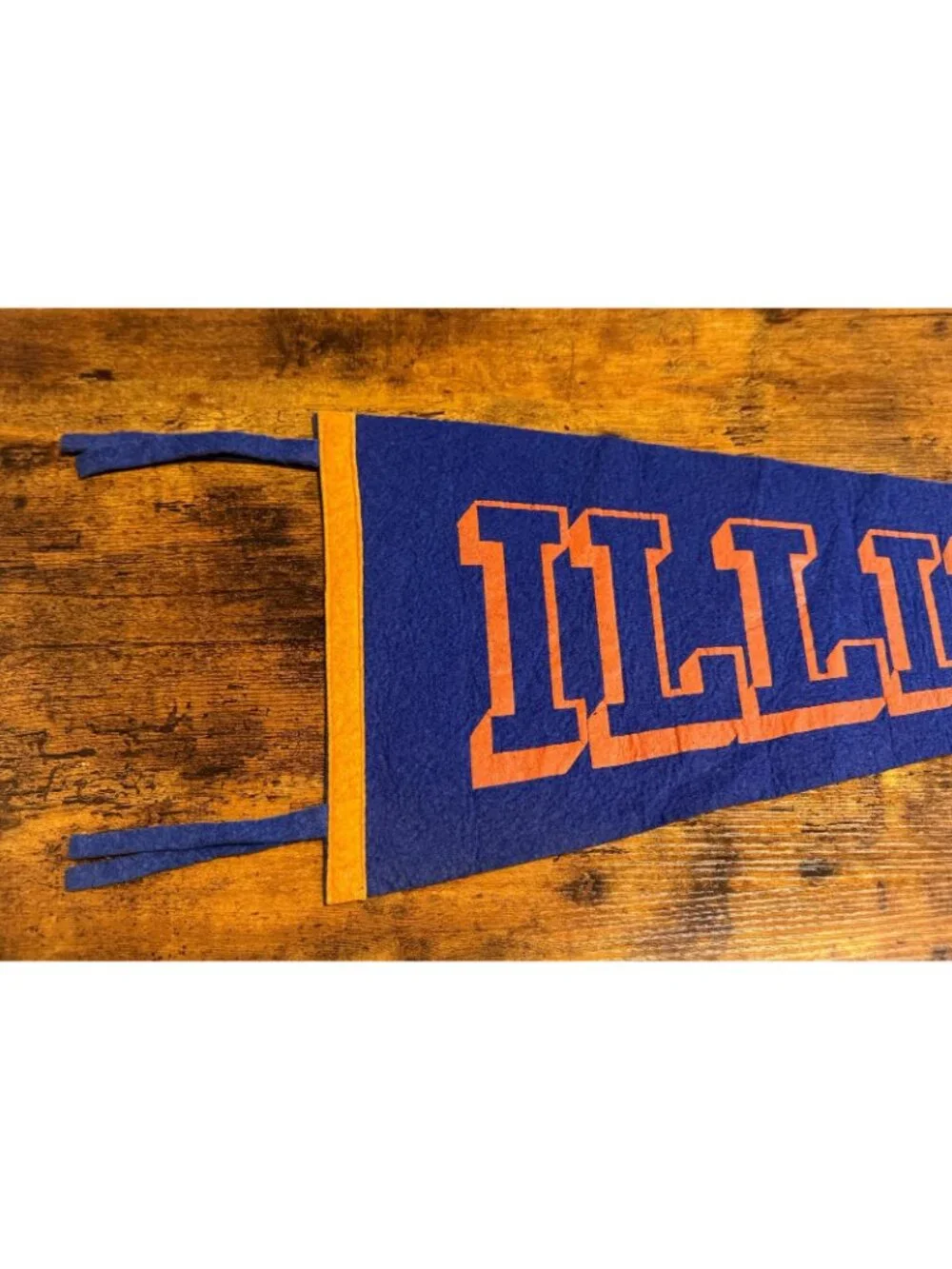 Vintage University of Illinois pennant